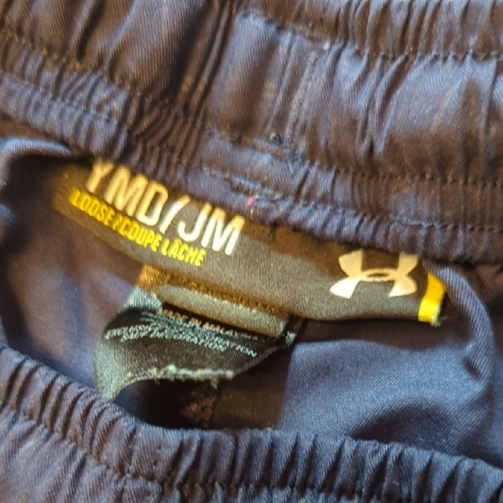 Under Armour Kids Navy and White Shorts - Picture 2 of 7
